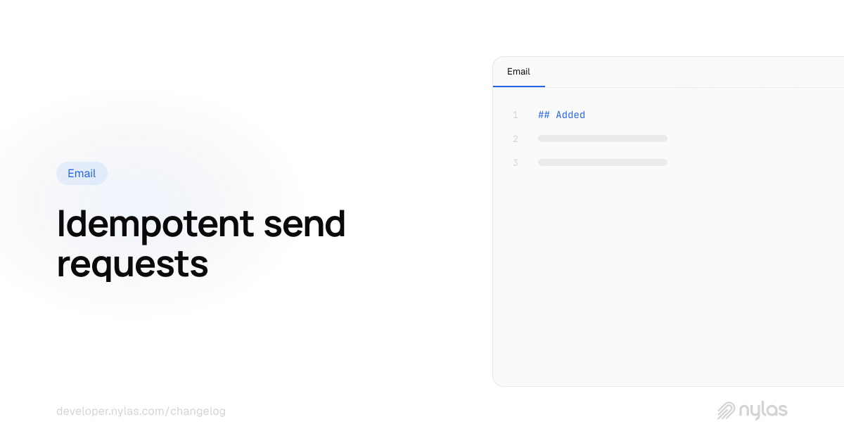 Idempotent send
