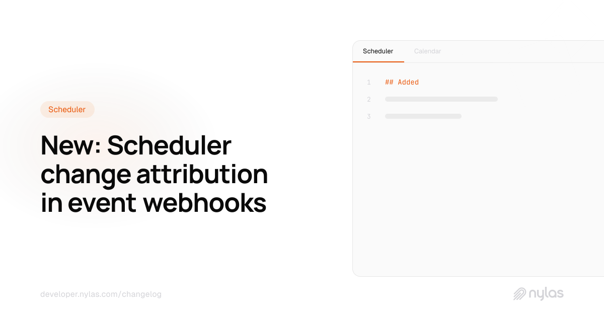 Scheduler change attribution