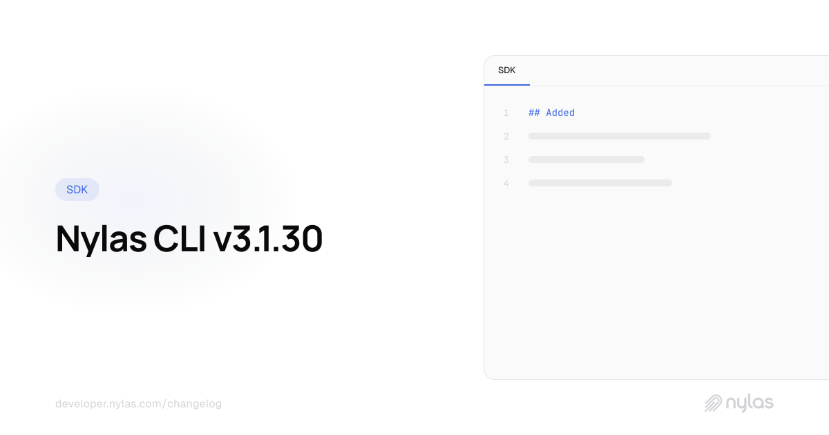 CLI v3.1.30