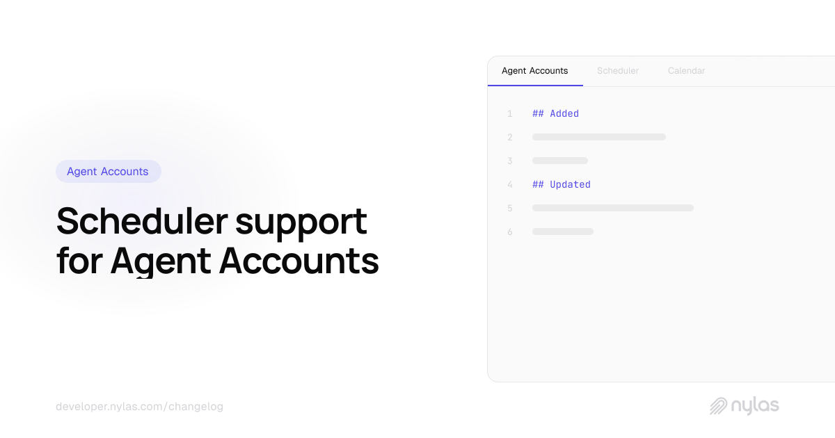 Agent Accounts in Scheduler